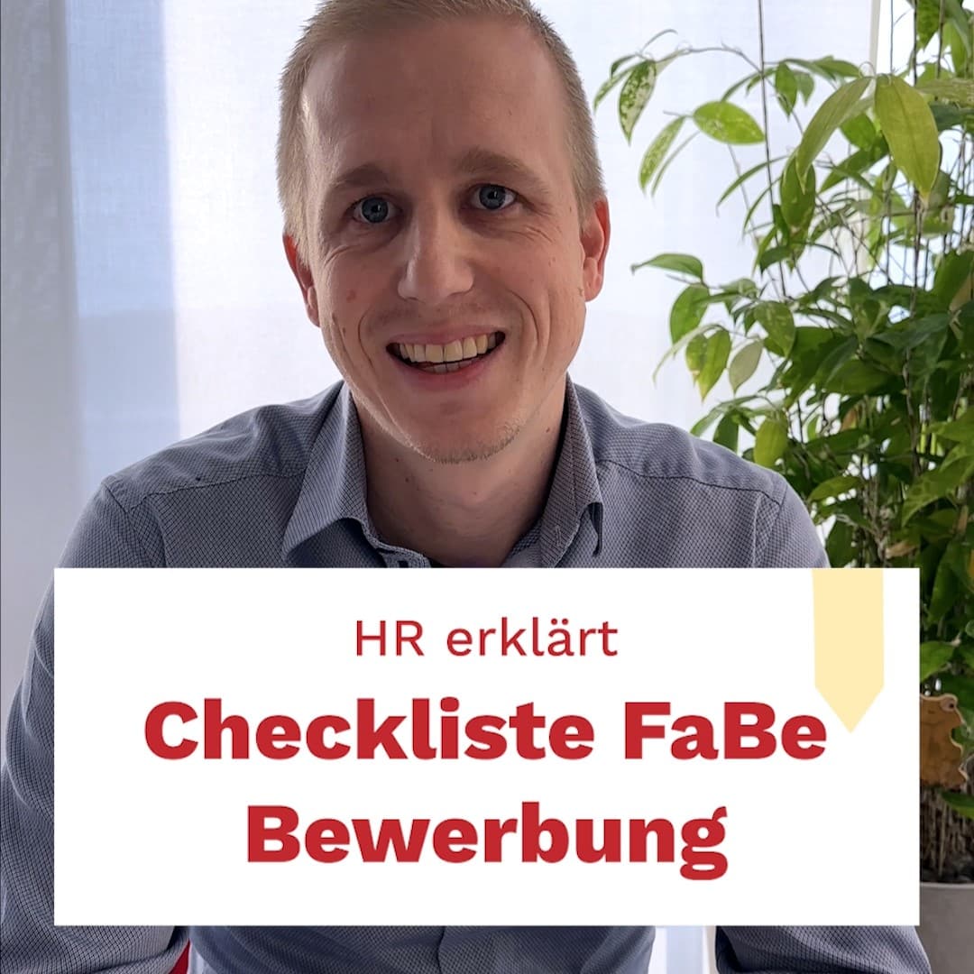 HR erklärt die Checkliste für die Bewerbung zur Fachperson Betreuung FaBE