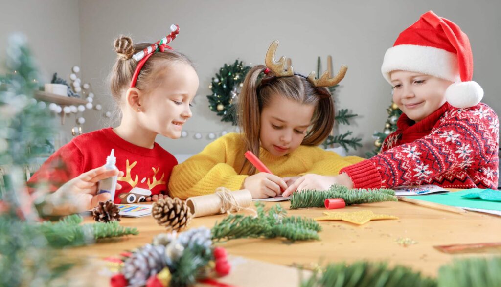 Weihnachtsgeschenke mit Kindern basteln