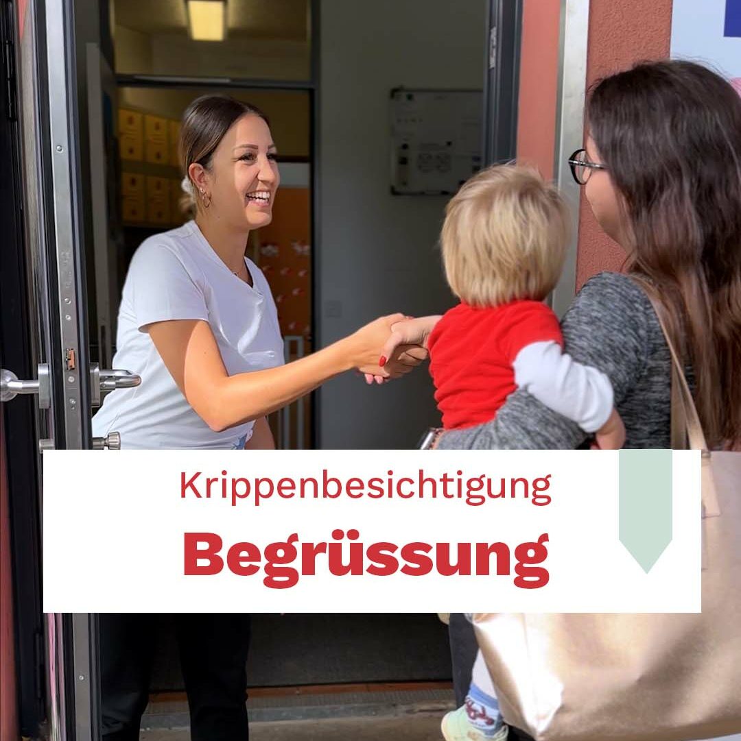 Krippenbesichtigung - Begrüssung